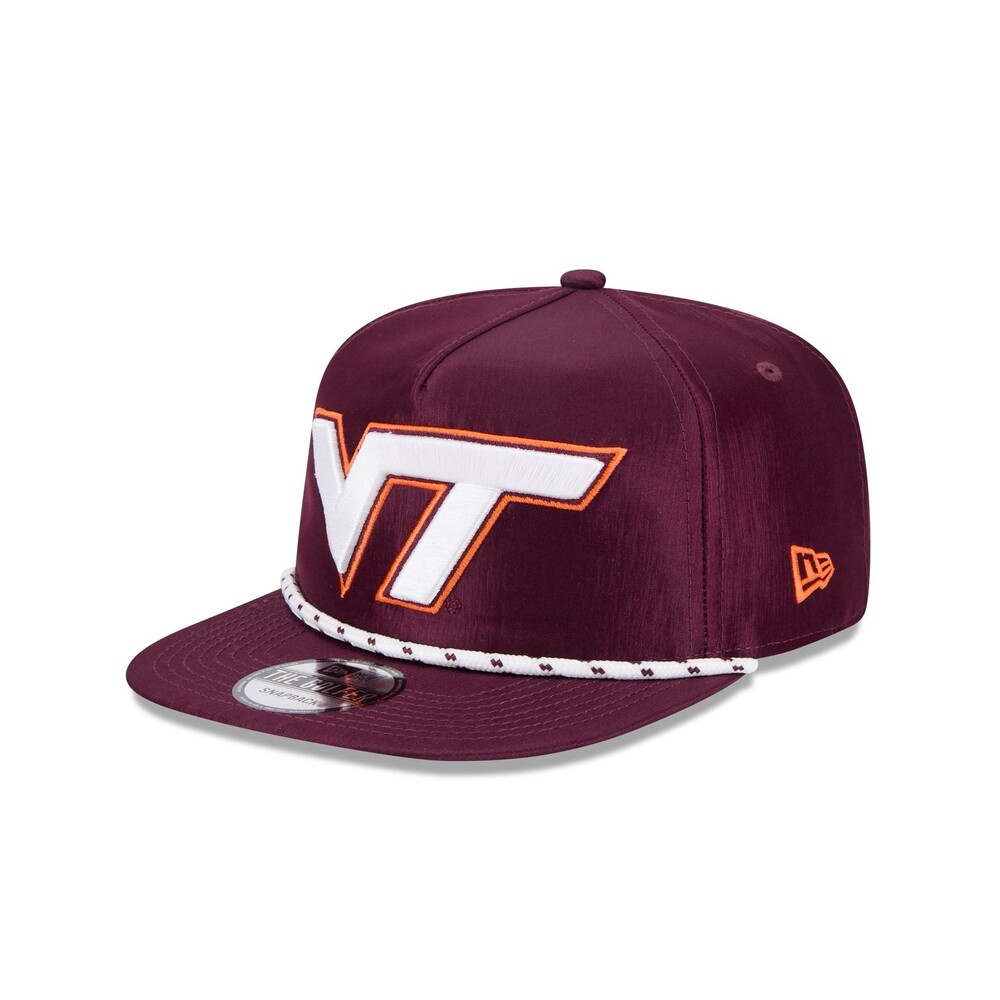 New Era Virginia Tech Hokies Team Rope Golfer Hat - One Size